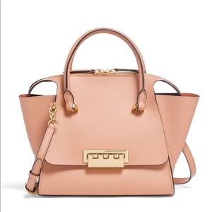 Zac Posen Latte Eartha Small Top Zip Satchel